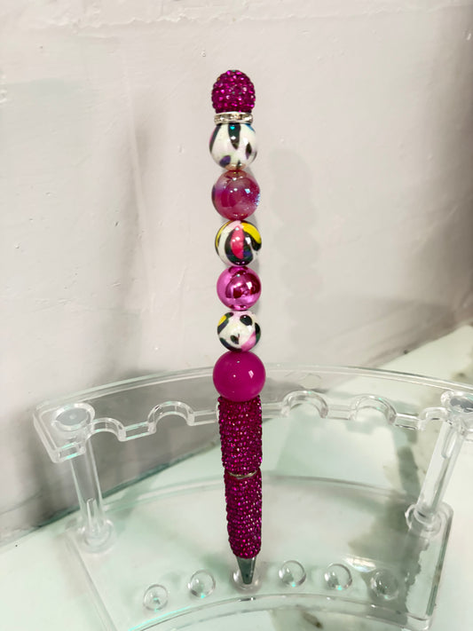 Fuchsia Pop Print Statement Pen – Print Luxe Collection