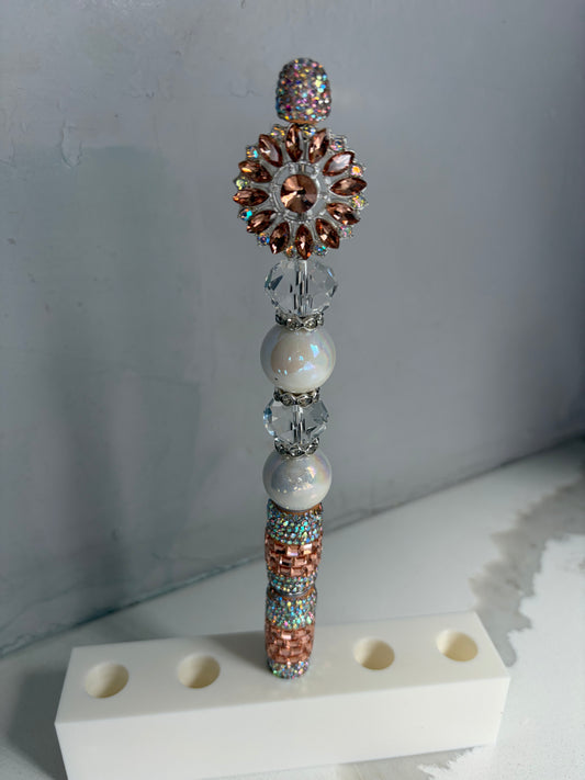 Gilded Petal Luminance Pen | Radiant Bloom Collection