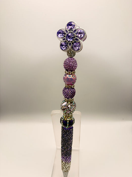 Amethyst Sovereign Crest Statement Pen