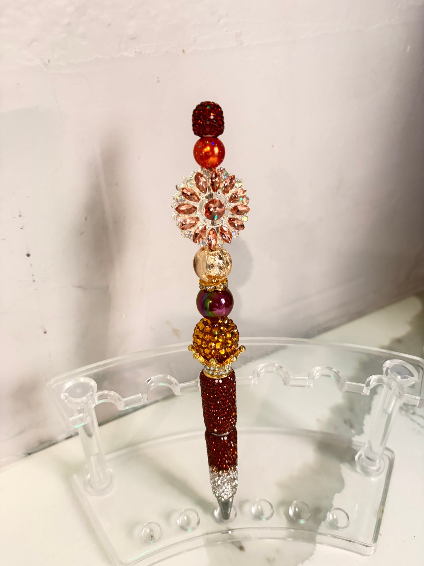 Ember Glow Radiant Bloom Statement Pen