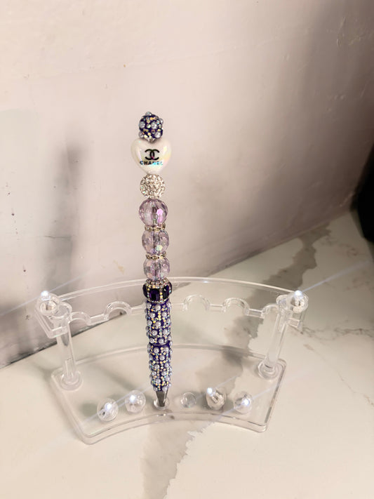 Royal Pearl Orchid Designer Statement Pen