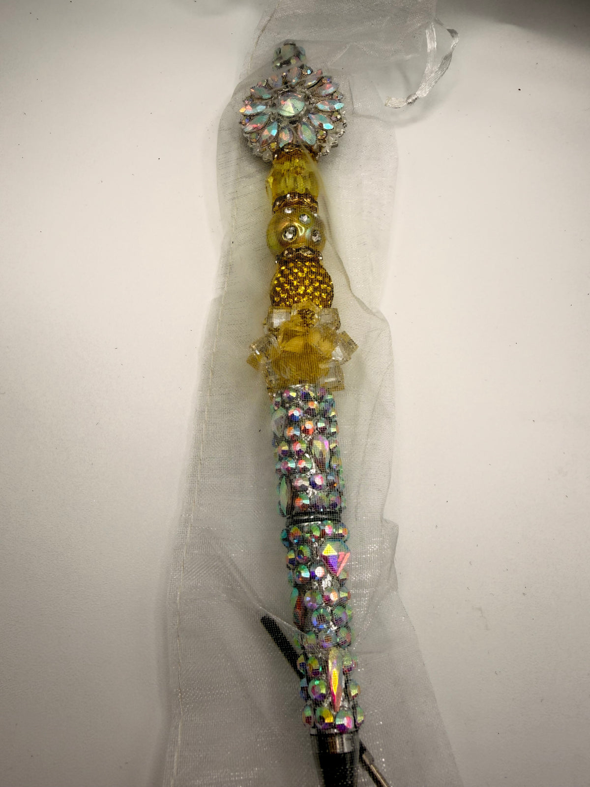 Gilded Kaleidoscope Bloom Prism Statement Pen
