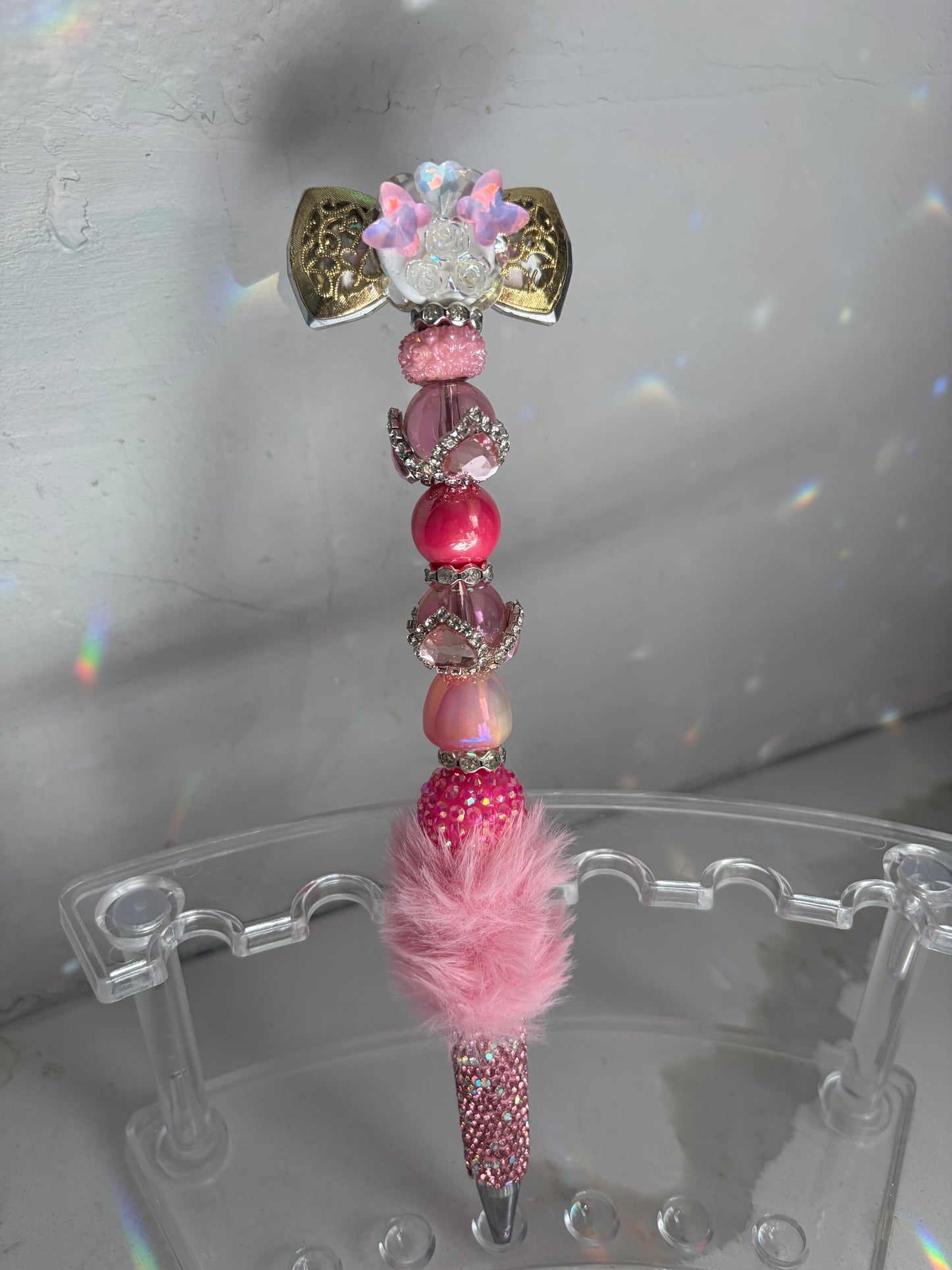 Signature Bow Fuchsia Royale Pen