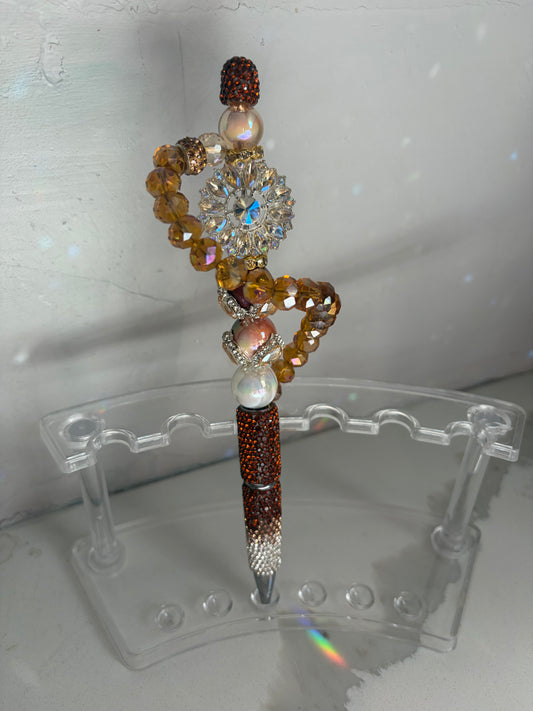 Cascading Golden Riviera Pen