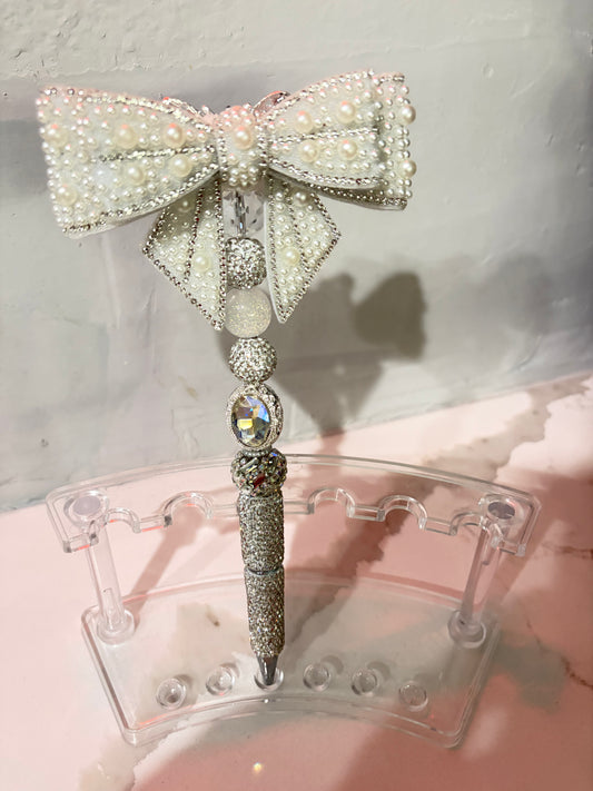 Signature Luxe Bow Pearl Étoile Pen