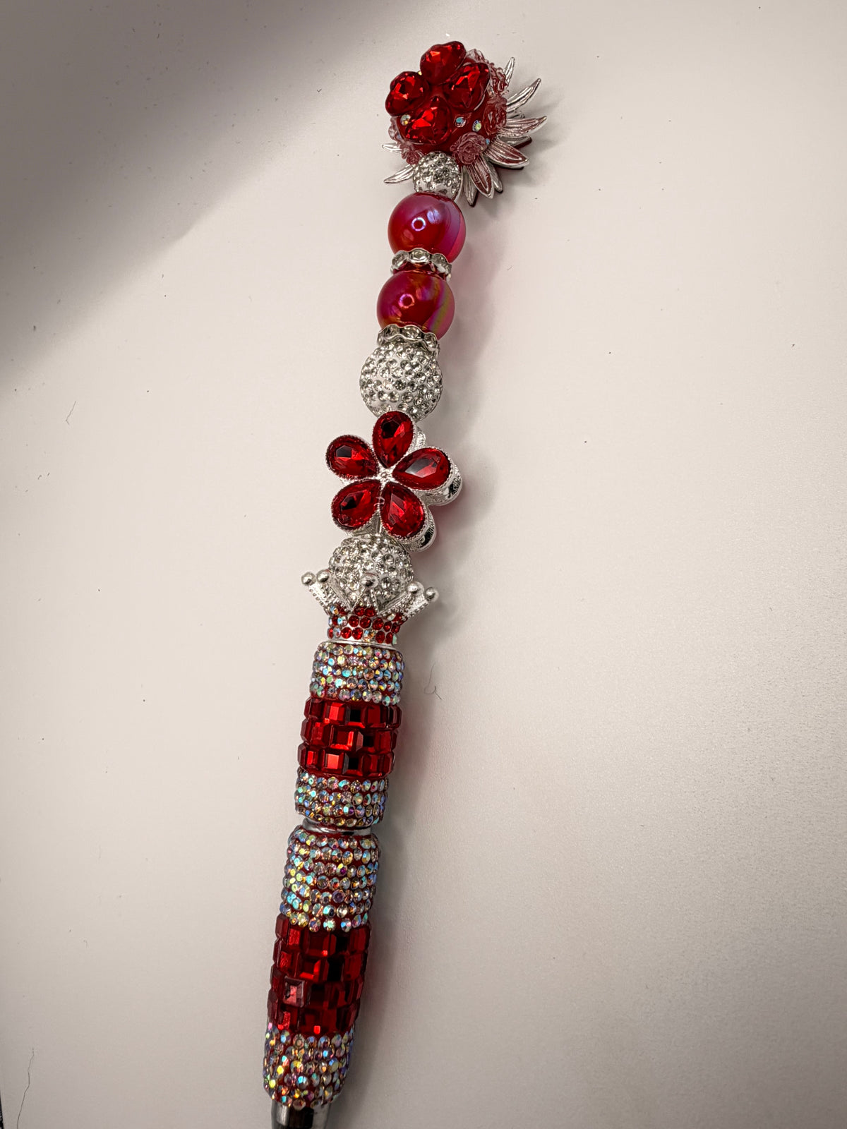 Radiant Birthstone Scarlet Brilliance Statement Pen