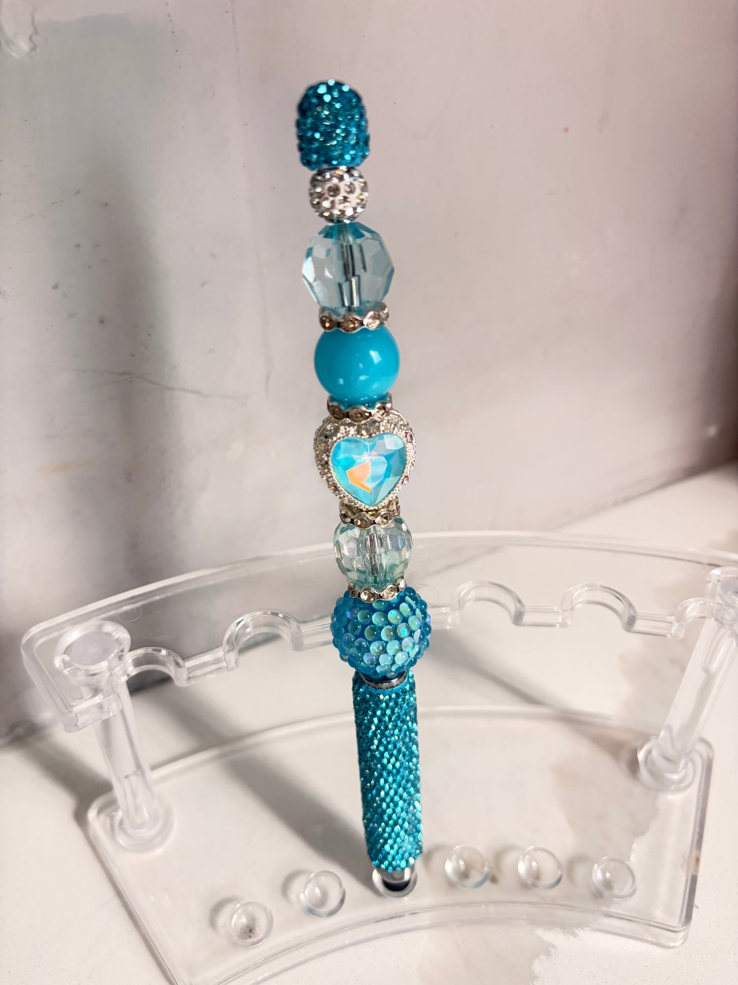 Aqua Heartbeat Luxe Stylus Pen