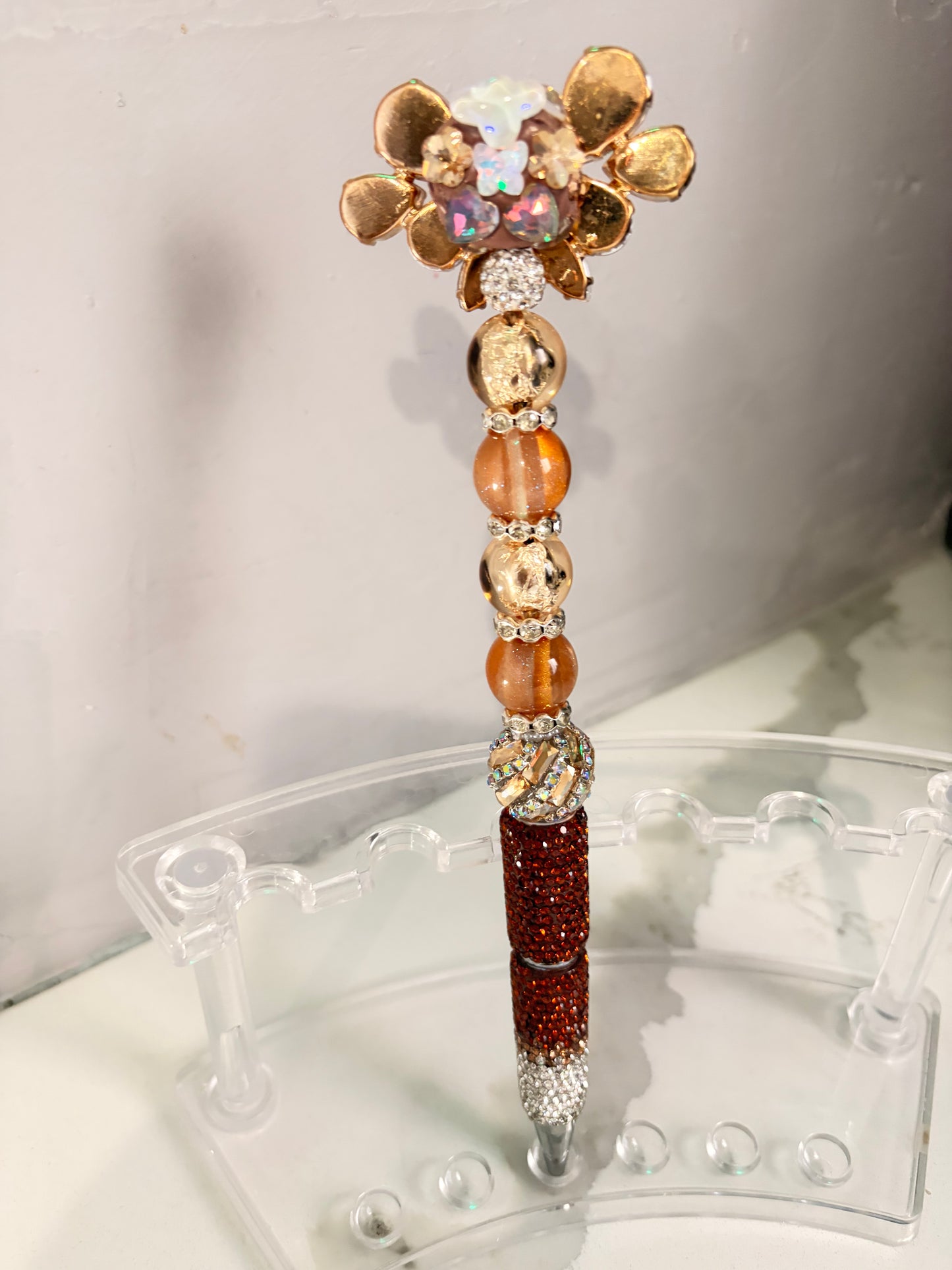 Gilded Firelight Statement Pen