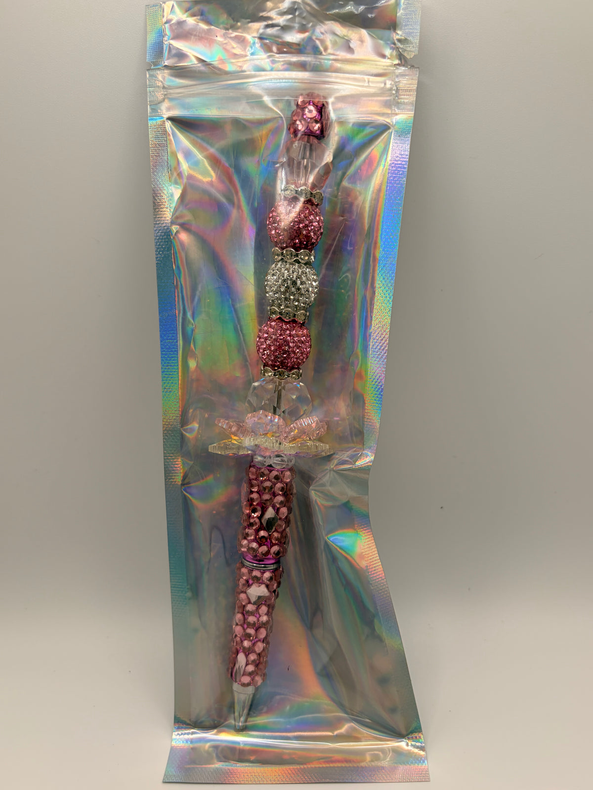 Pink Petal Luster Statement Pen