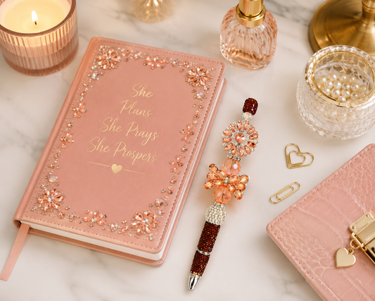 Radiant Bloom Signature Bow Peach Blossom Pen