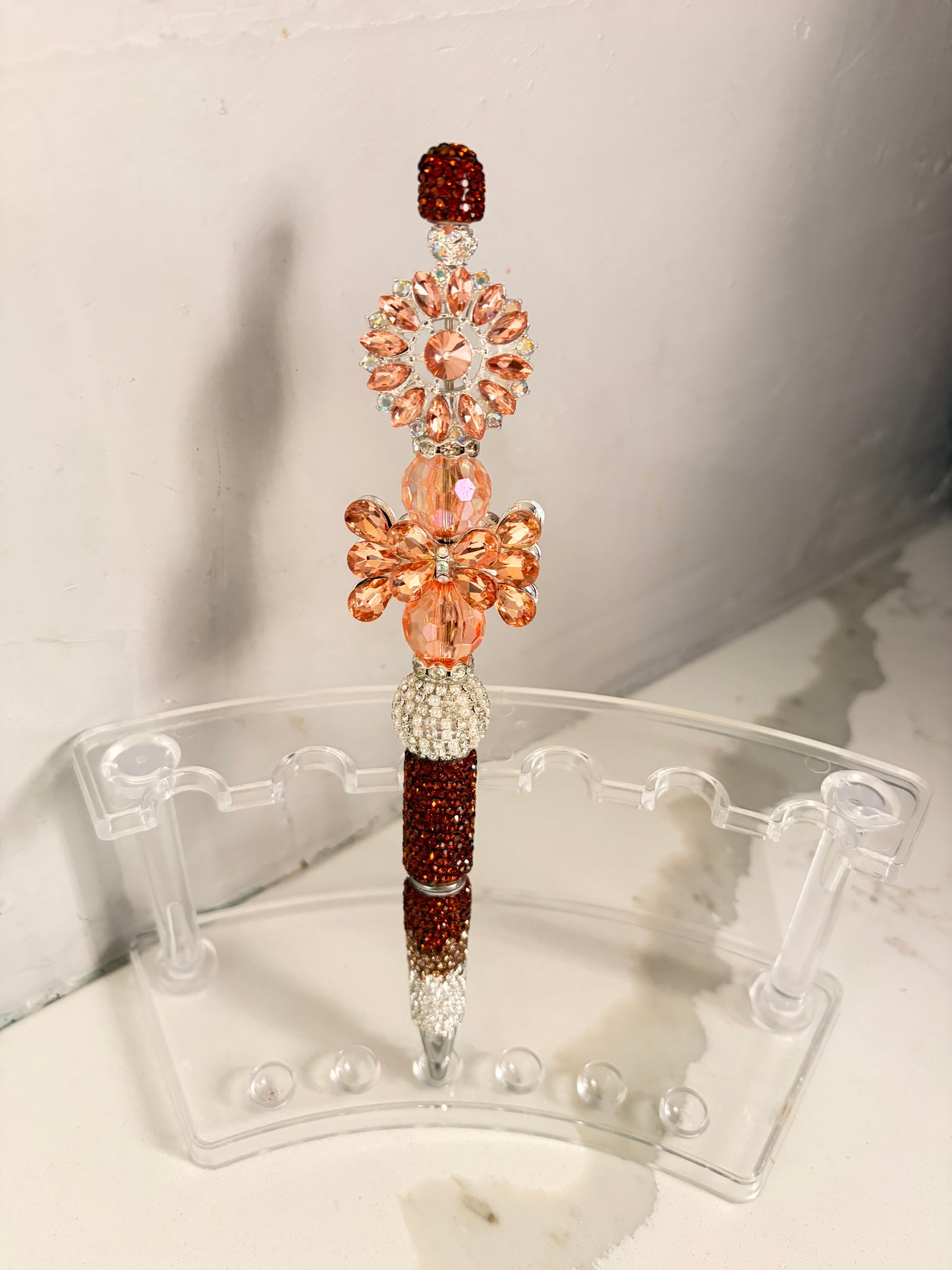 Radiant Bloom Signature Bow Peach Blossom Pen