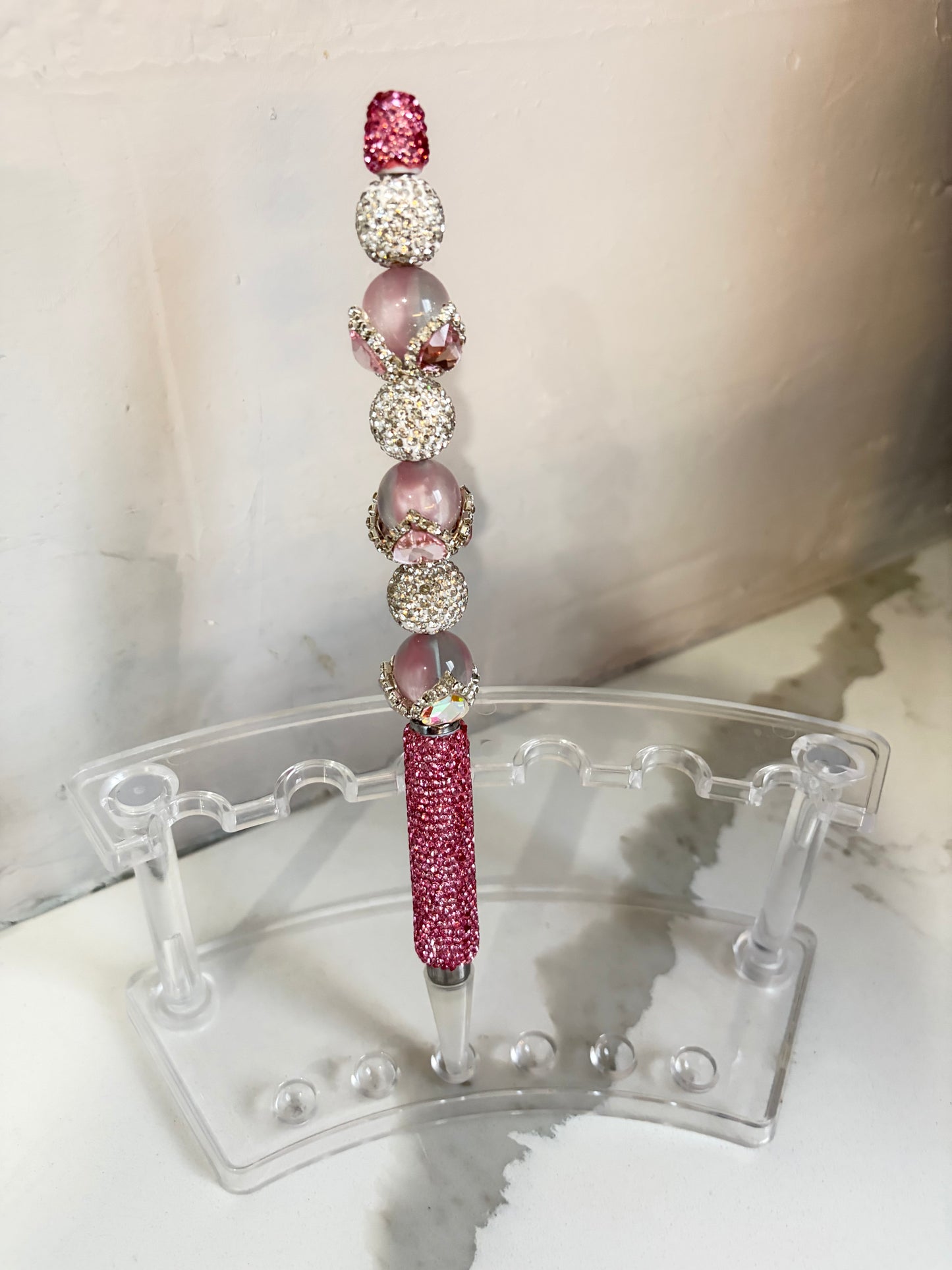 Pink Wax Bedazzled Tool