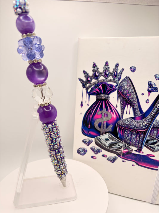 Violet Celestial Heirloom Statement Pen