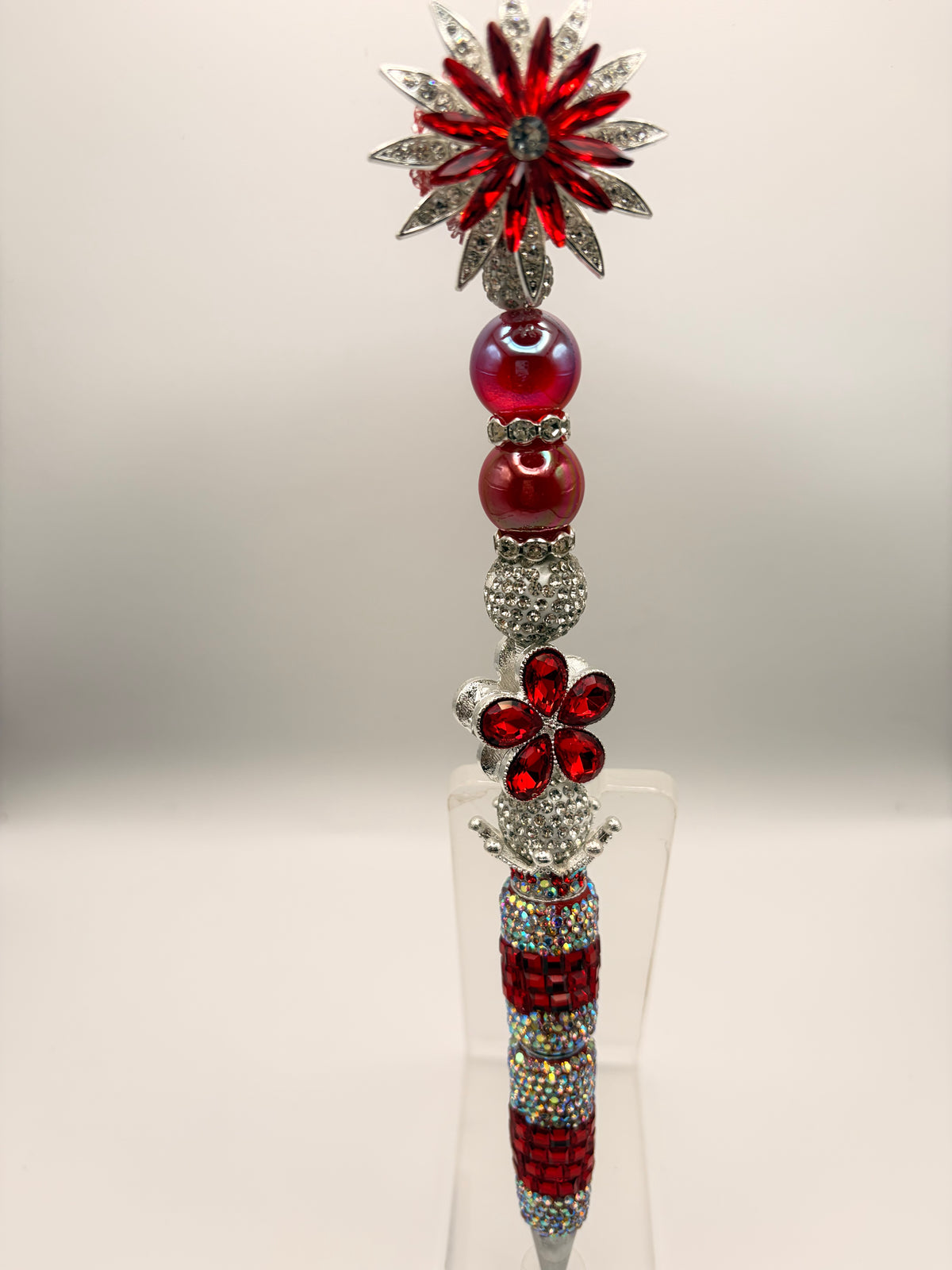 Radiant Birthstone Scarlet Brilliance Statement Pen