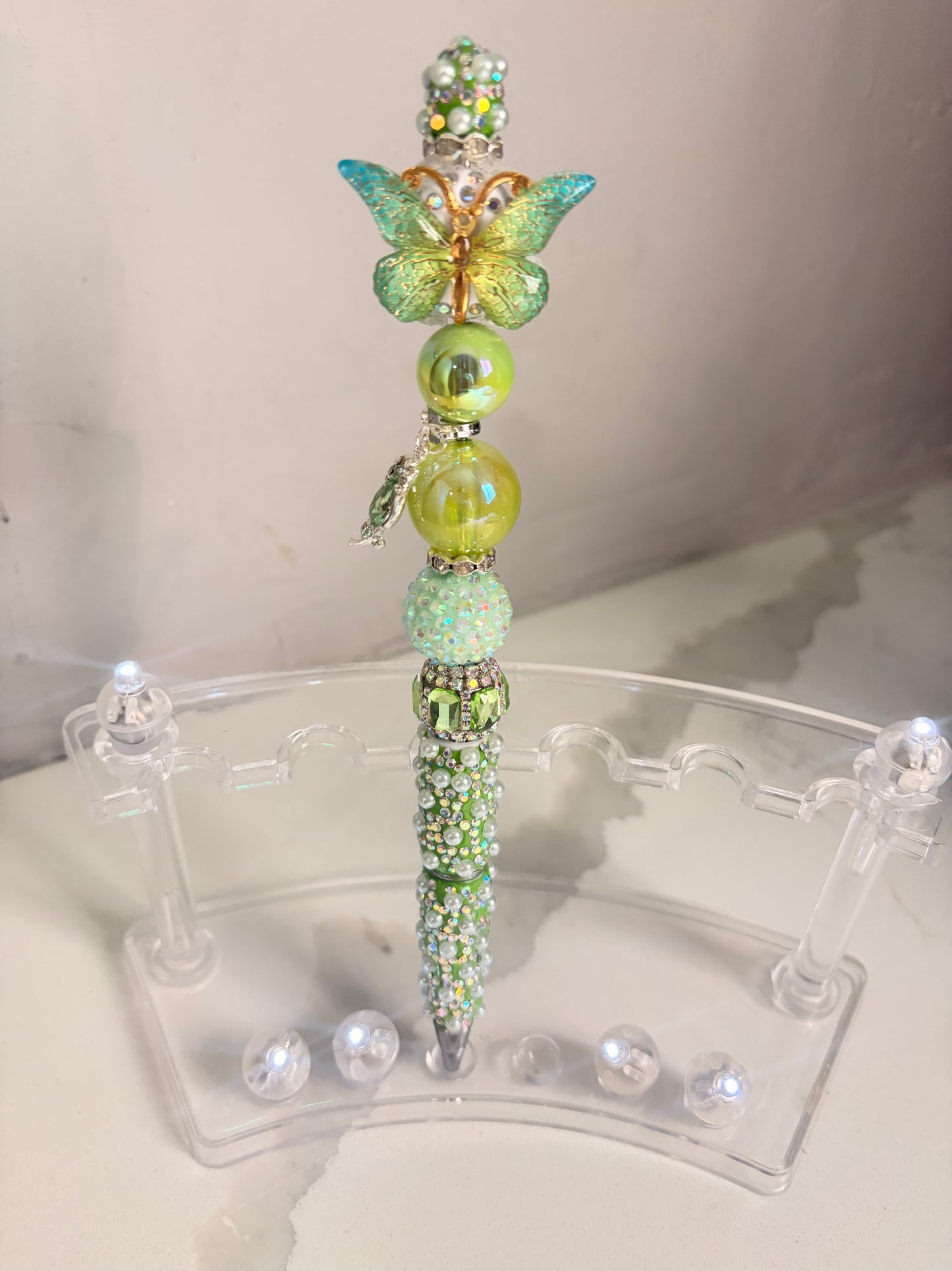 Emerald Wings of Becoming Statement Pen