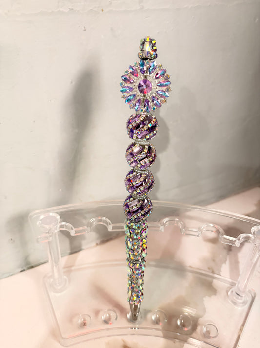 Radiant Bloom Prism Petal Statement Pen