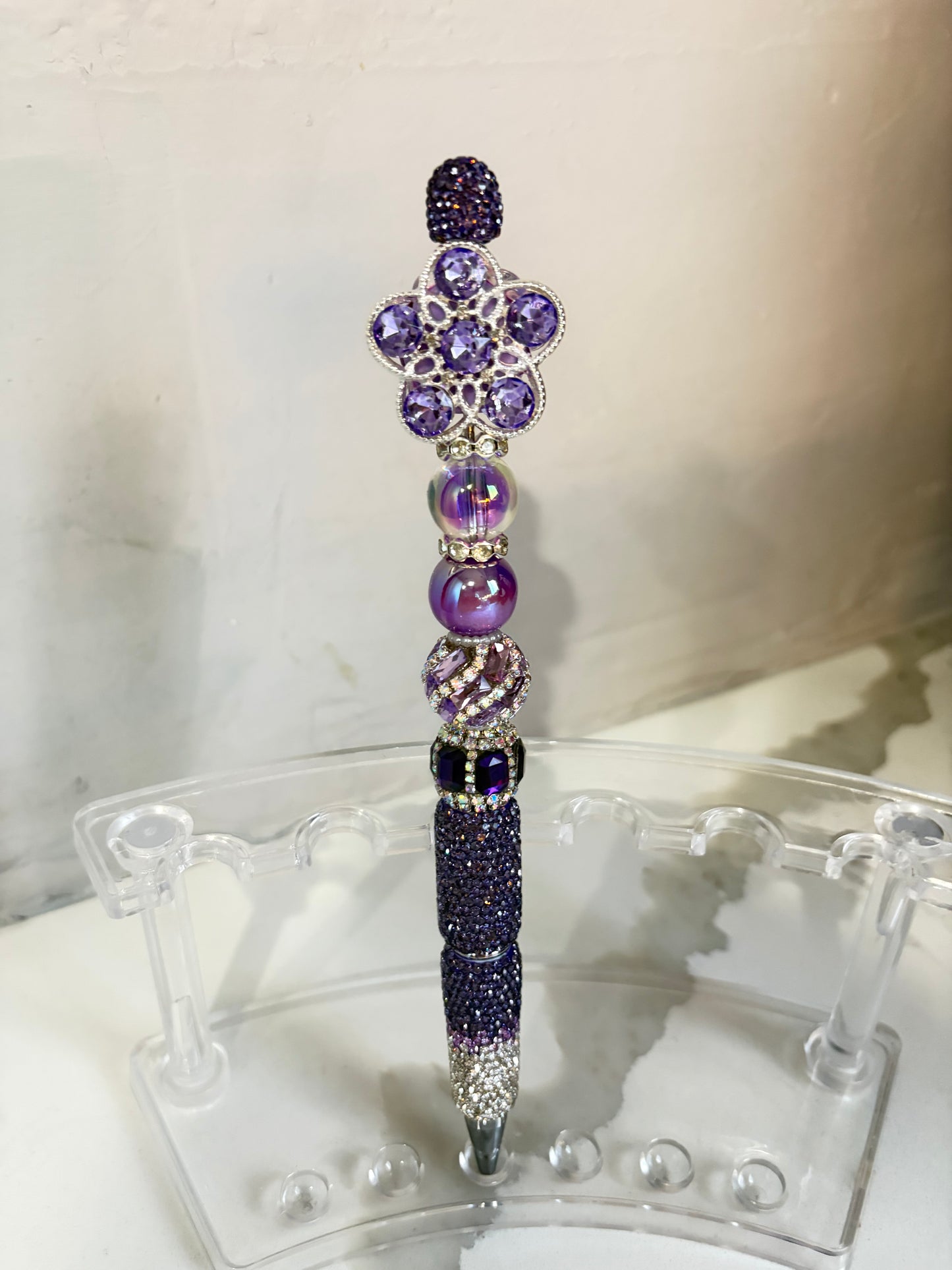 Violet Amethyst Radiant Bloom Luxe Pen