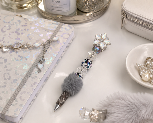 Moonlit Opal Whisper Fur Luxe Pen