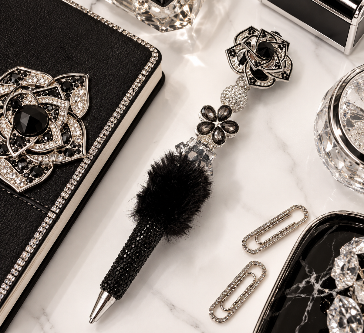 Obsidian Midnight Reverie Statement Pen
