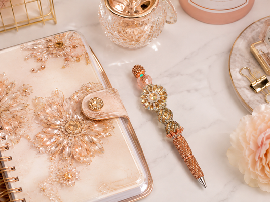 Radiant Bloom Golden Petal Luxe Pen