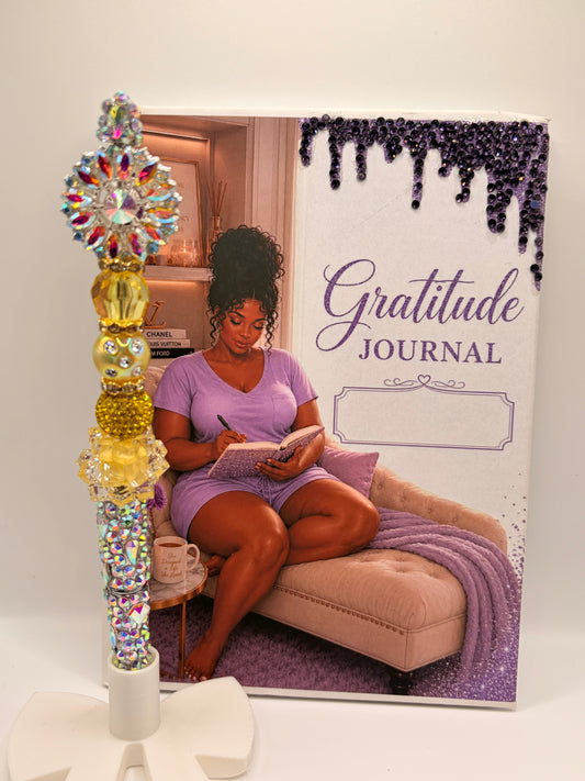 Gilded Kaleidoscope Bloom Prism Statement Pen