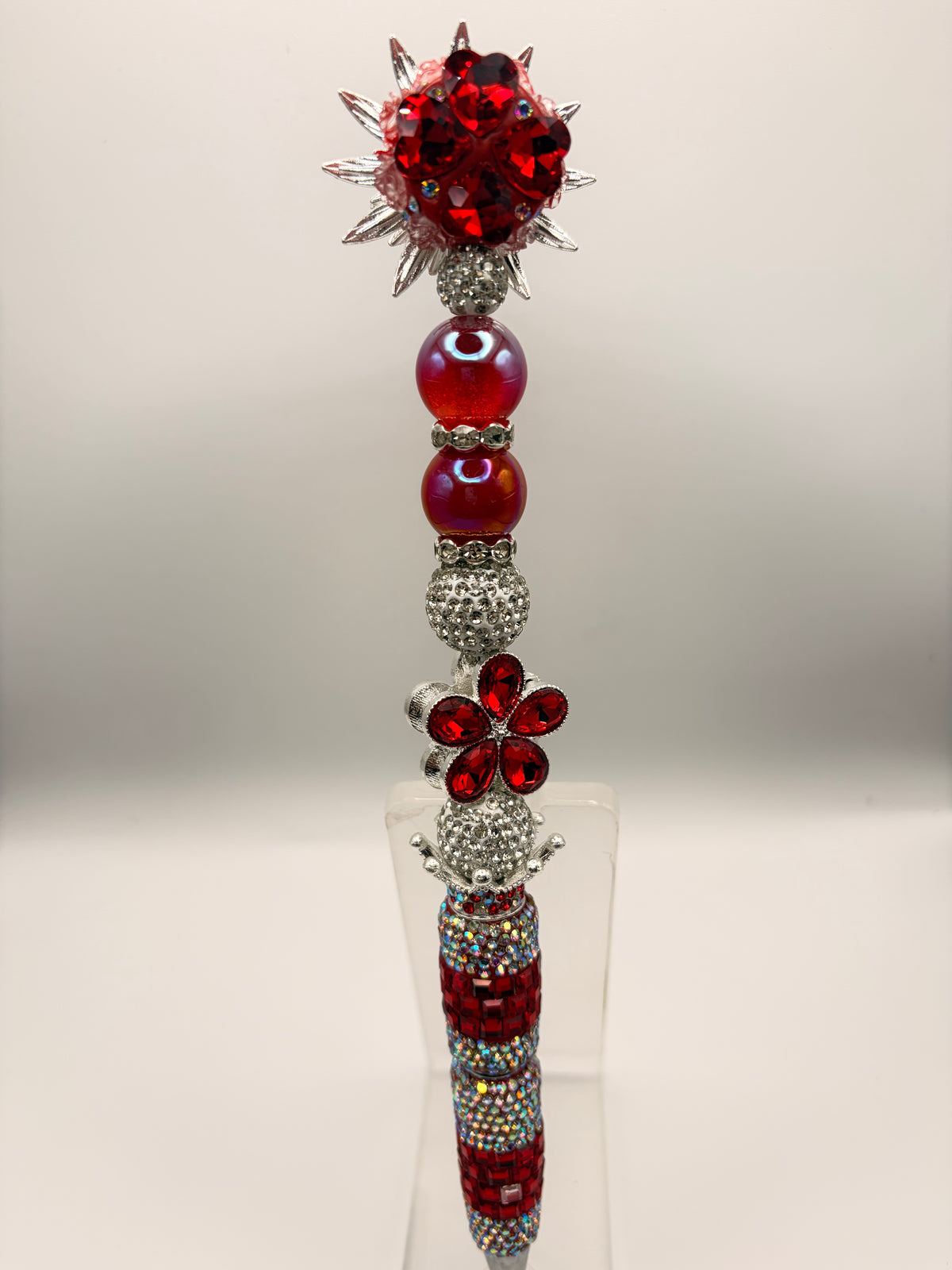 Radiant Birthstone Scarlet Brilliance Statement Pen