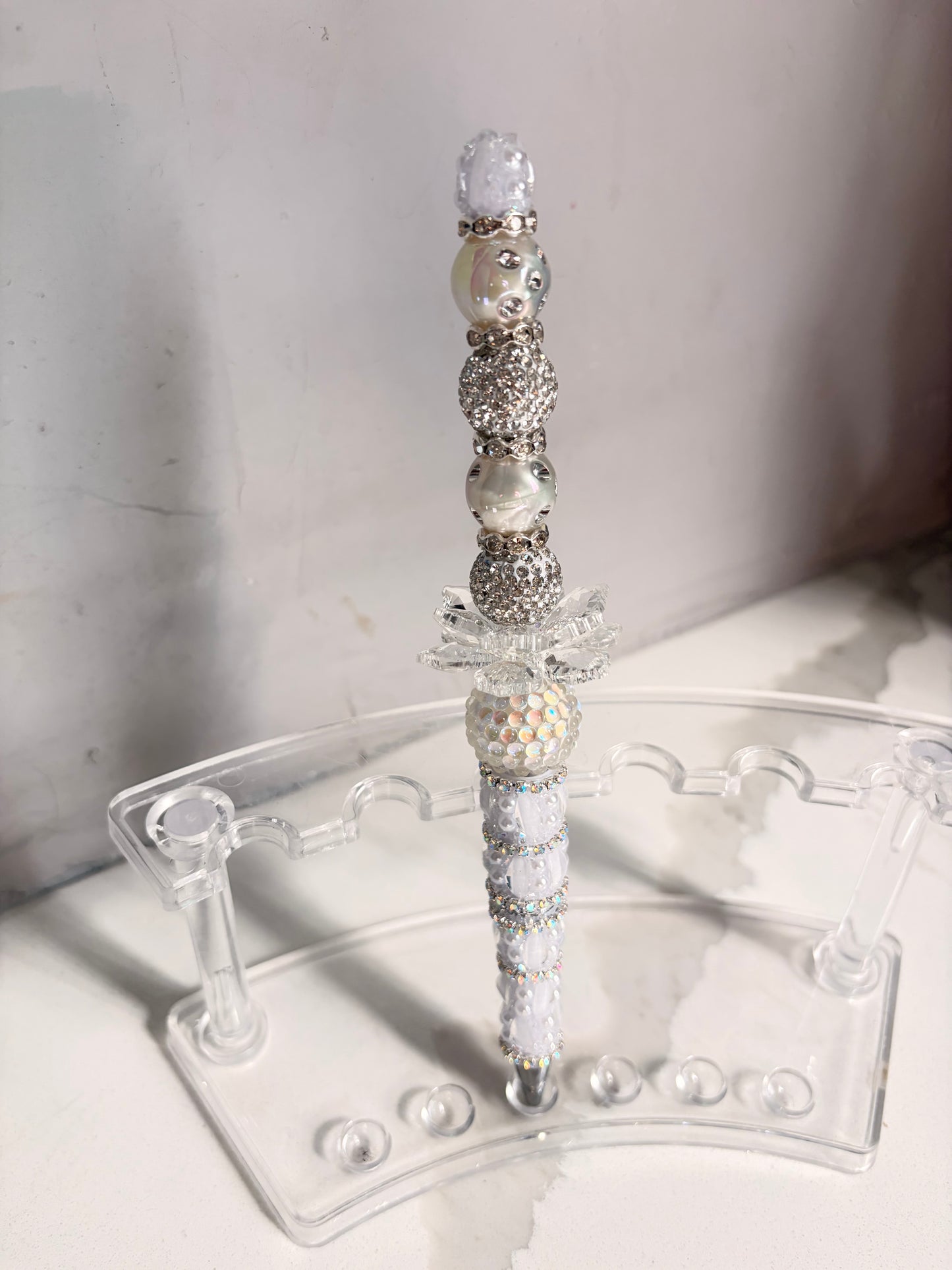 Crystal Luxe Celestial Pearl Statement Pen