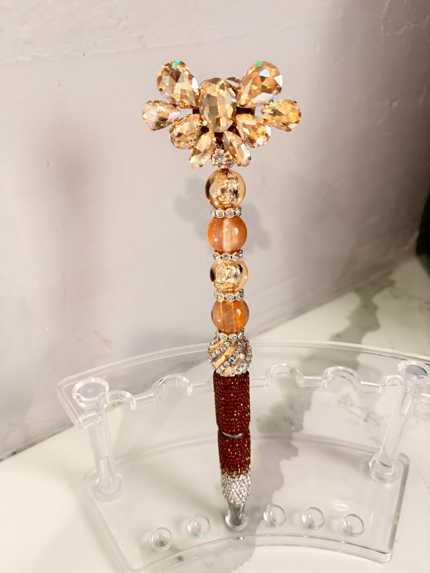 Gilded Firelight Statement Pen