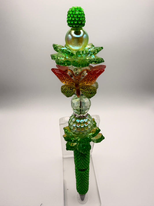 Emerald Butterfly Awakening — Statement Pen
