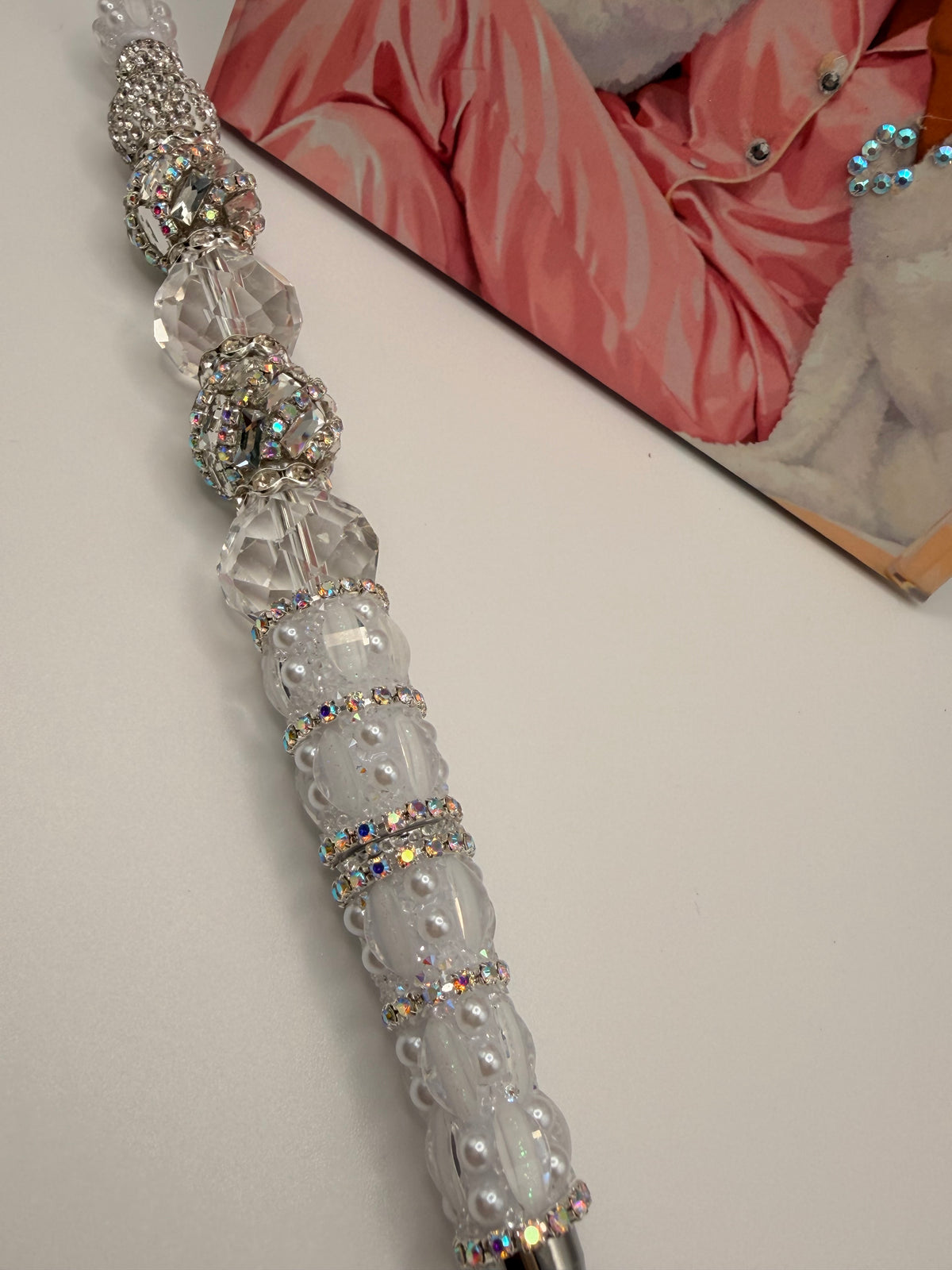 The Lumière Blanc Statement Pen
Crystal Lux Collection by Beadistry Designs