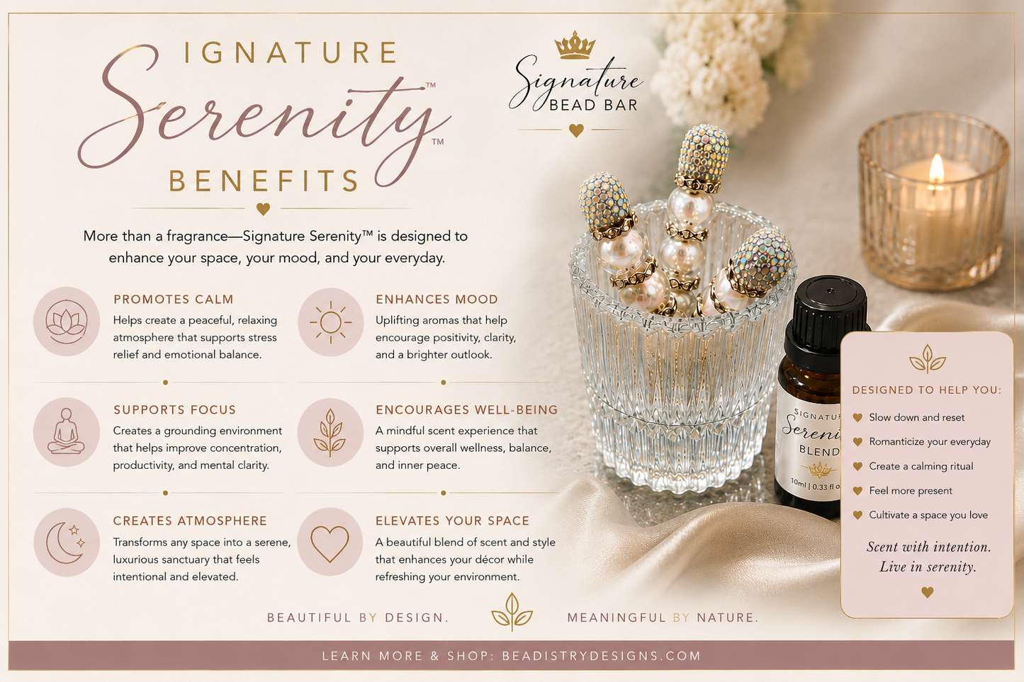 Signature Serenity™ Luxury Aroma Stems - Infused Decorative Aroma Stems – Set of 3