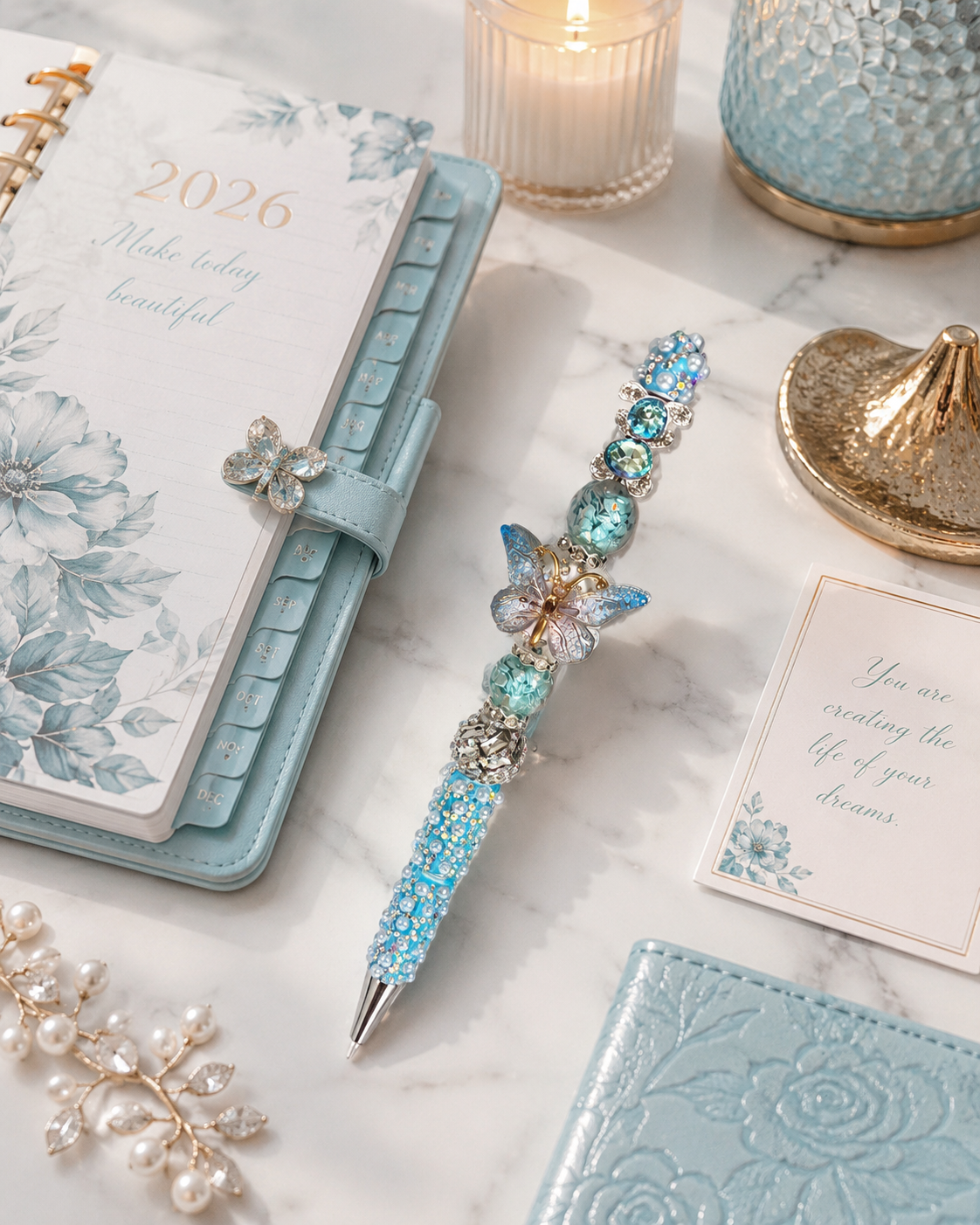 Azure Wings of Becoming Statement Pen