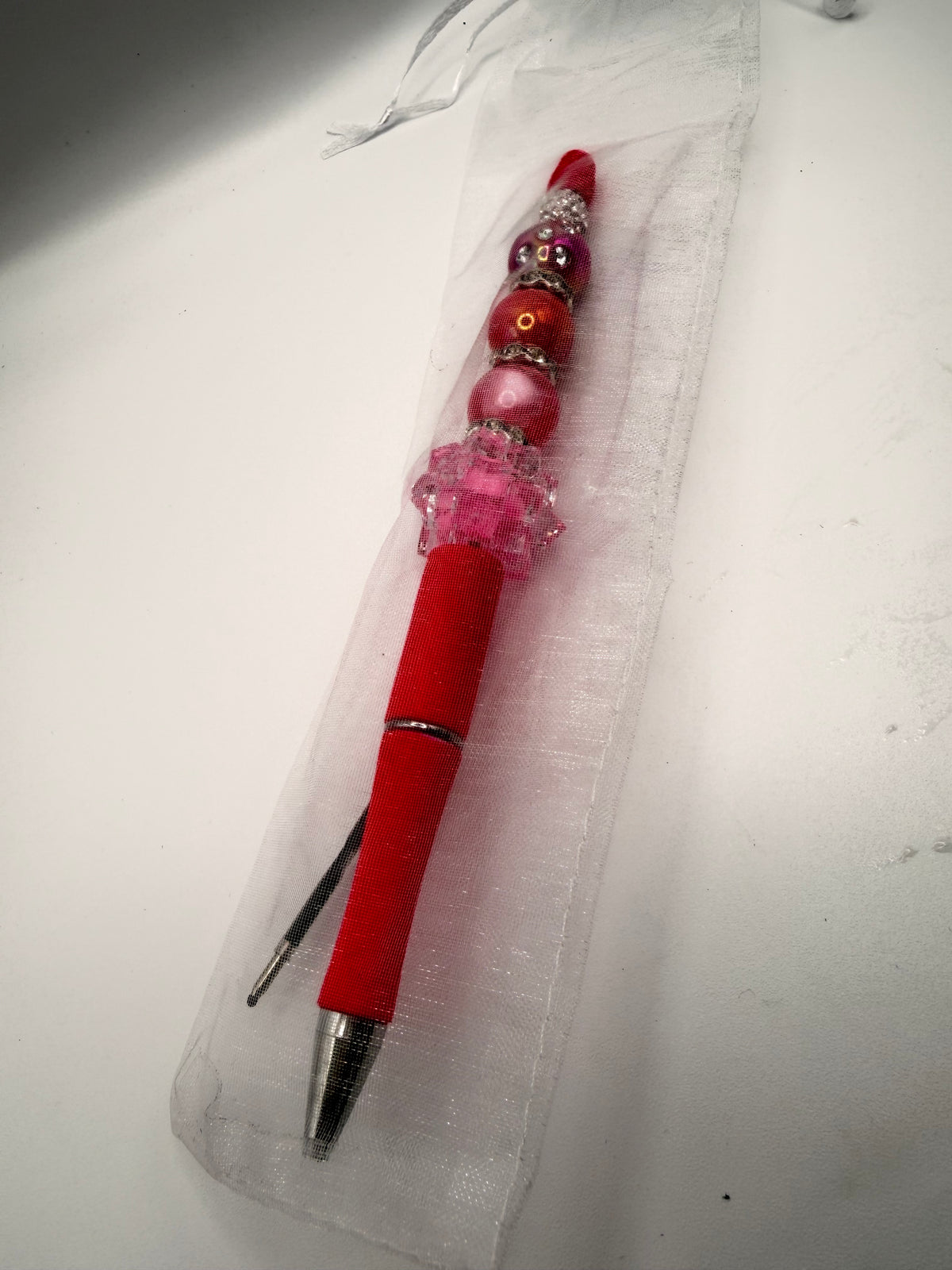 Hot Pink Velvet Allure Statement Pen