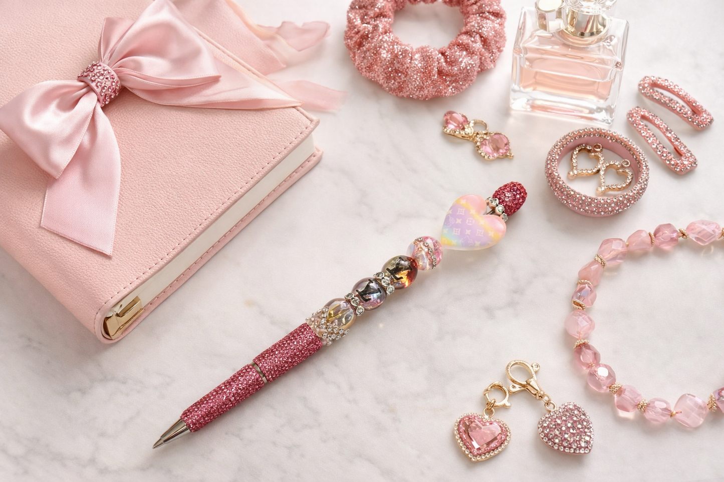 LV Blush Monogram Muse Designer Pen