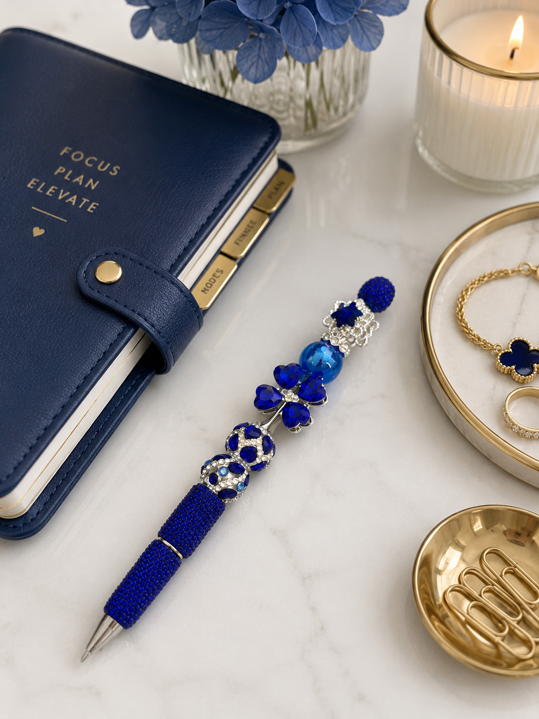 Birthstone Collection™ | Sapphire Majesty Luxury Handmade Pen