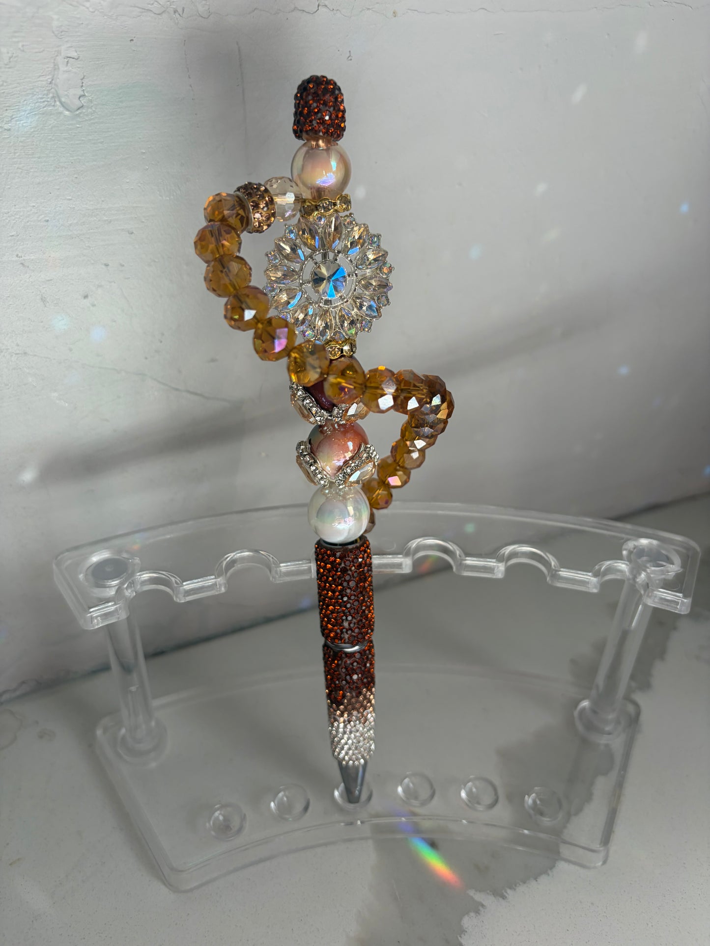 Cascading Golden Riviera Pen