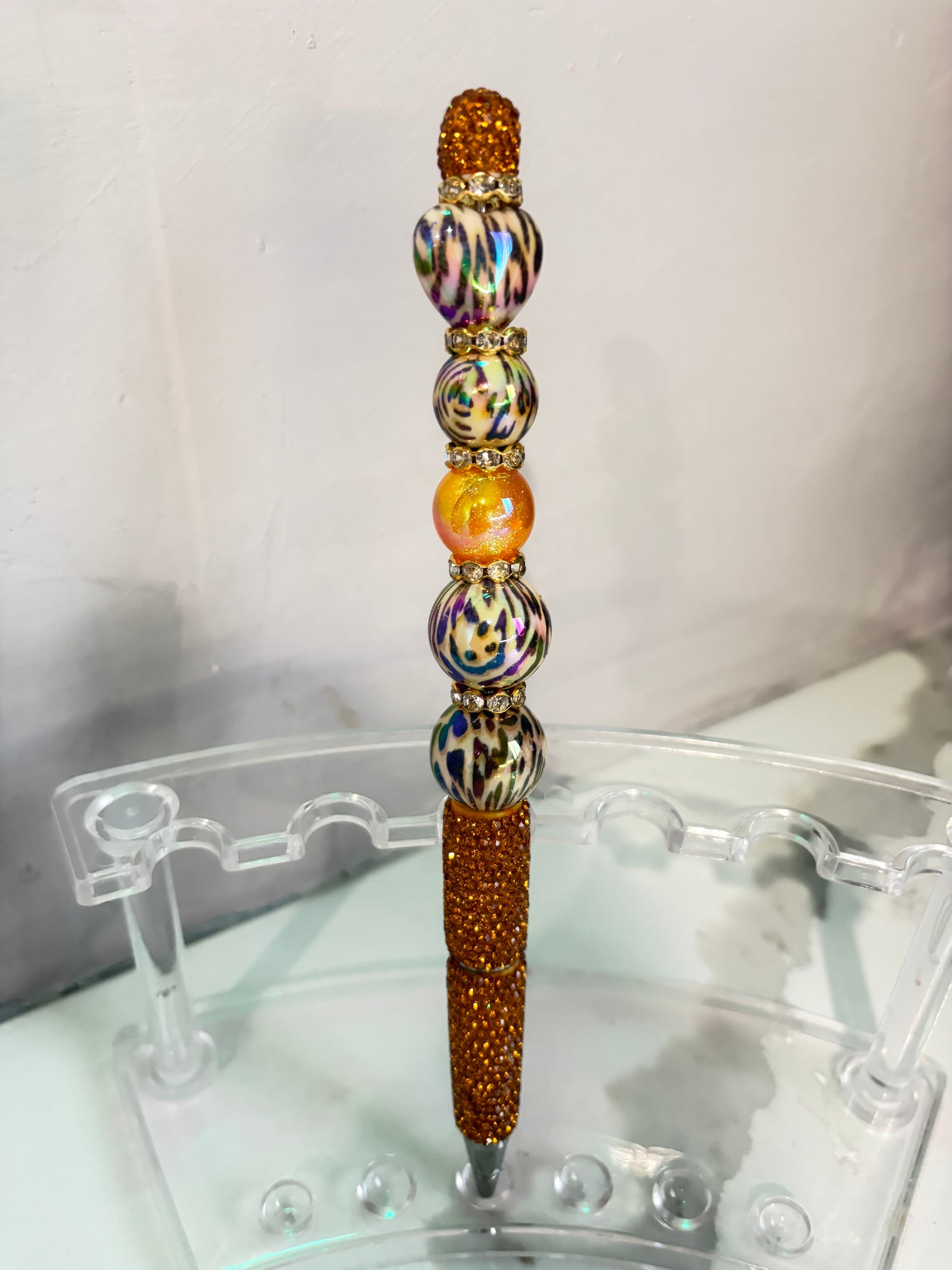 Statement Print Sunset Heart Jewel Pen