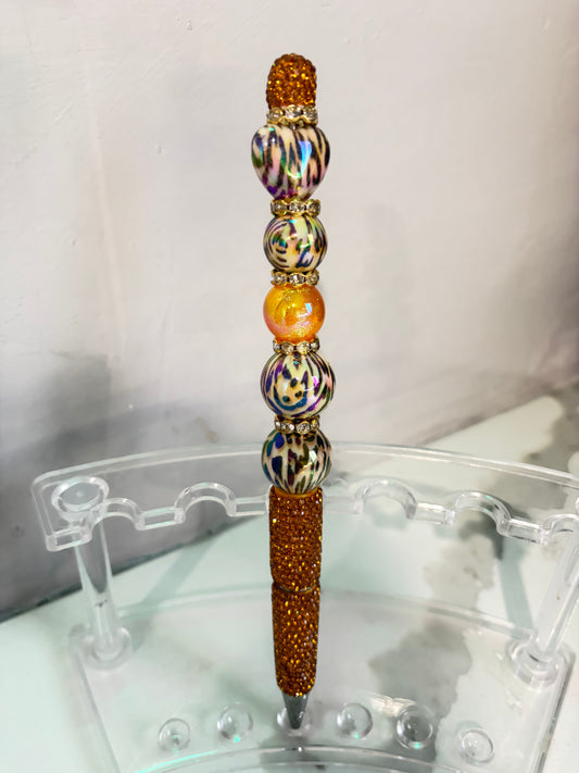 Statement Print Sunset Heart Jewel Pen