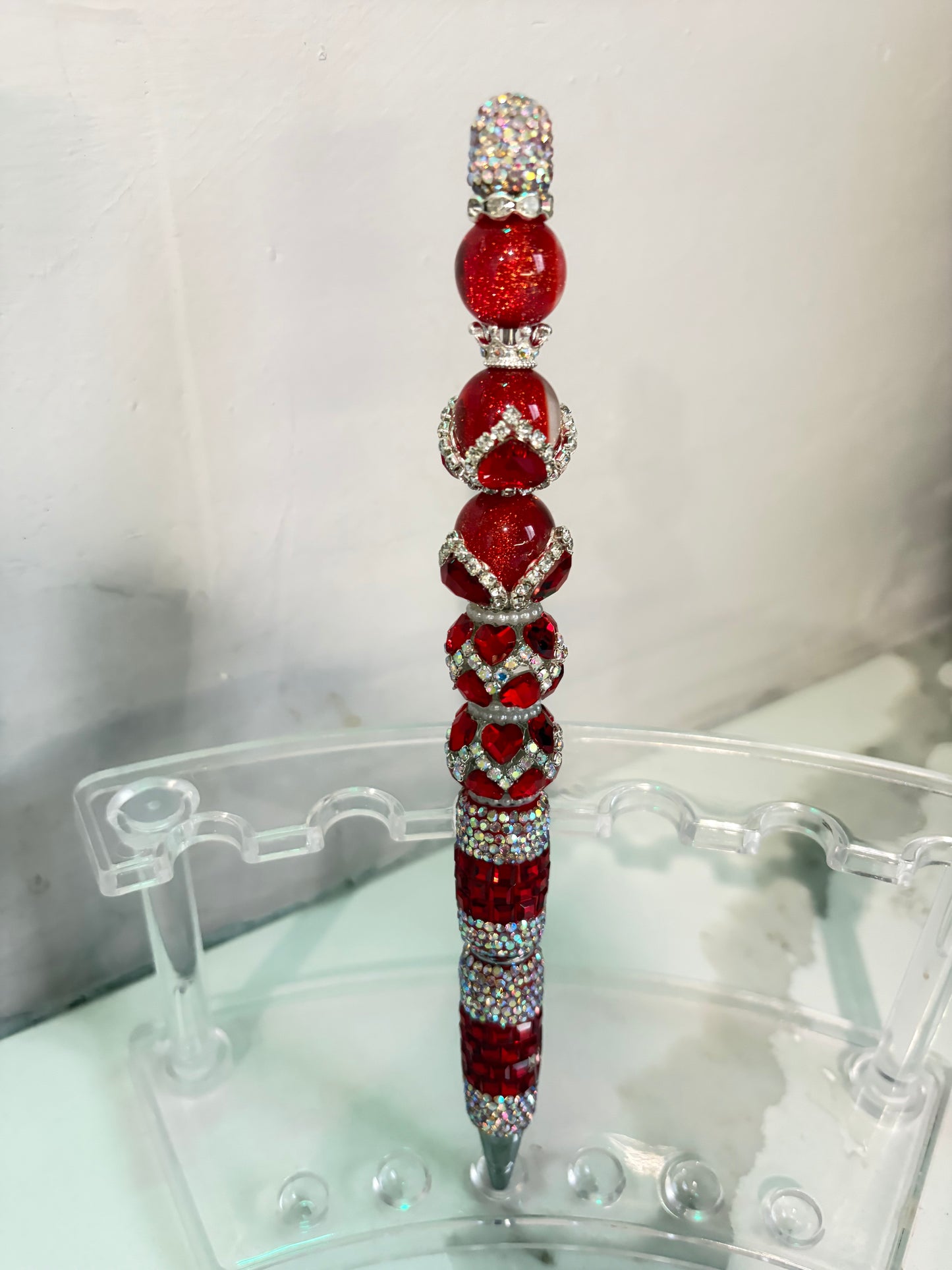 Radiant Ruby Heartstone Pen Radiant Birthstone Collection