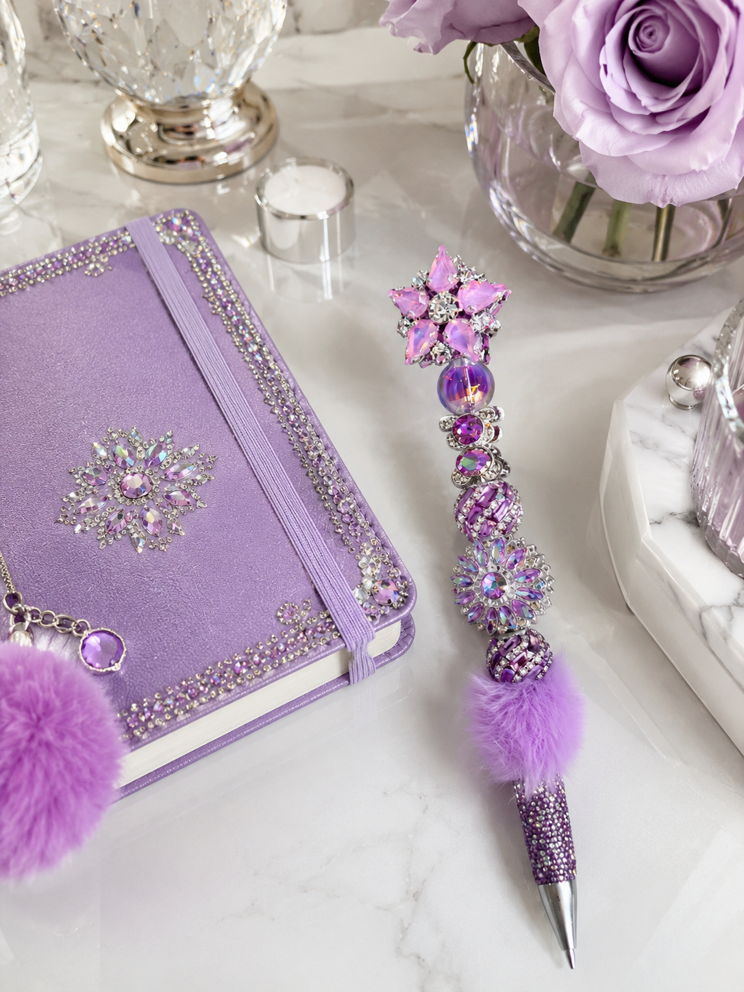 Amethyst Petal Fur Luxe