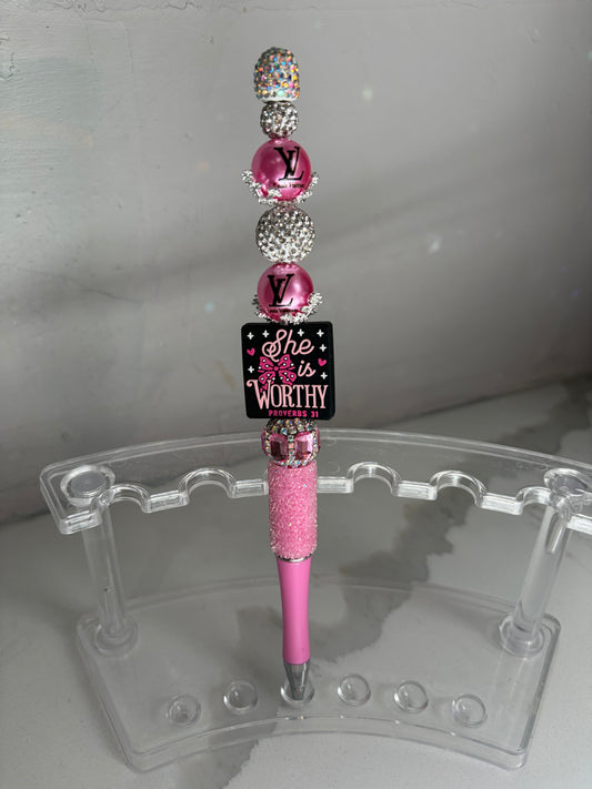 She Is Worthy™ Scripture Luxe Pen