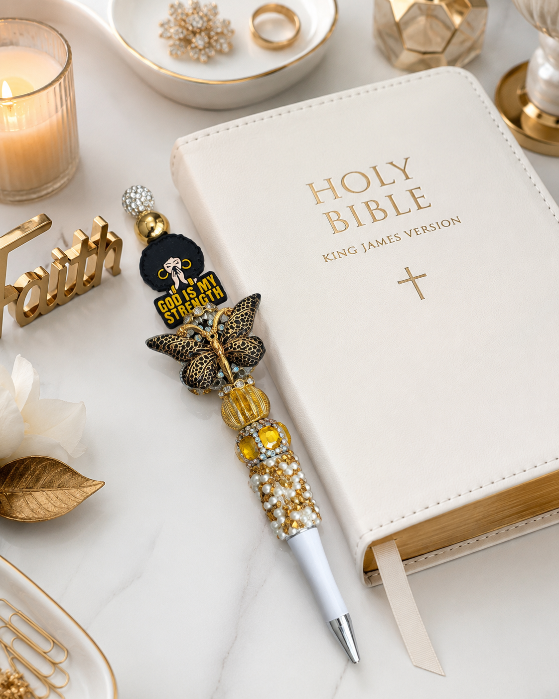 Becoming by Faith™ Butterfly Blessing Luxe Pen