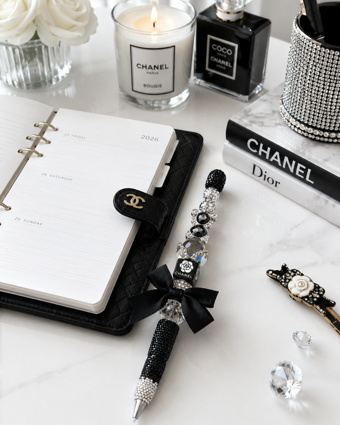 Midnight Maison Noir Luxe Pen – Designer Collection