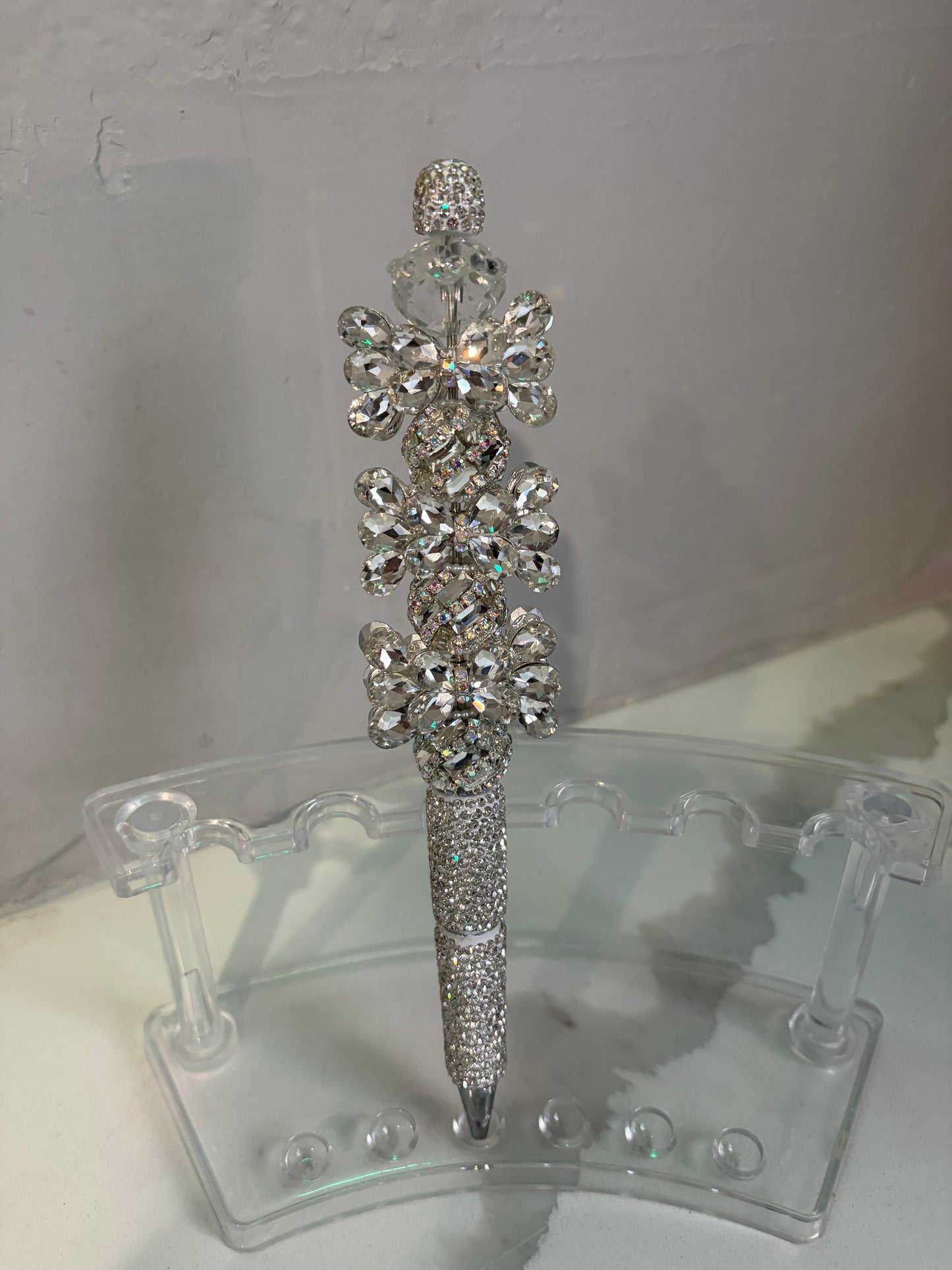 Crystal Luxe Lumina Blossom Statement Pen