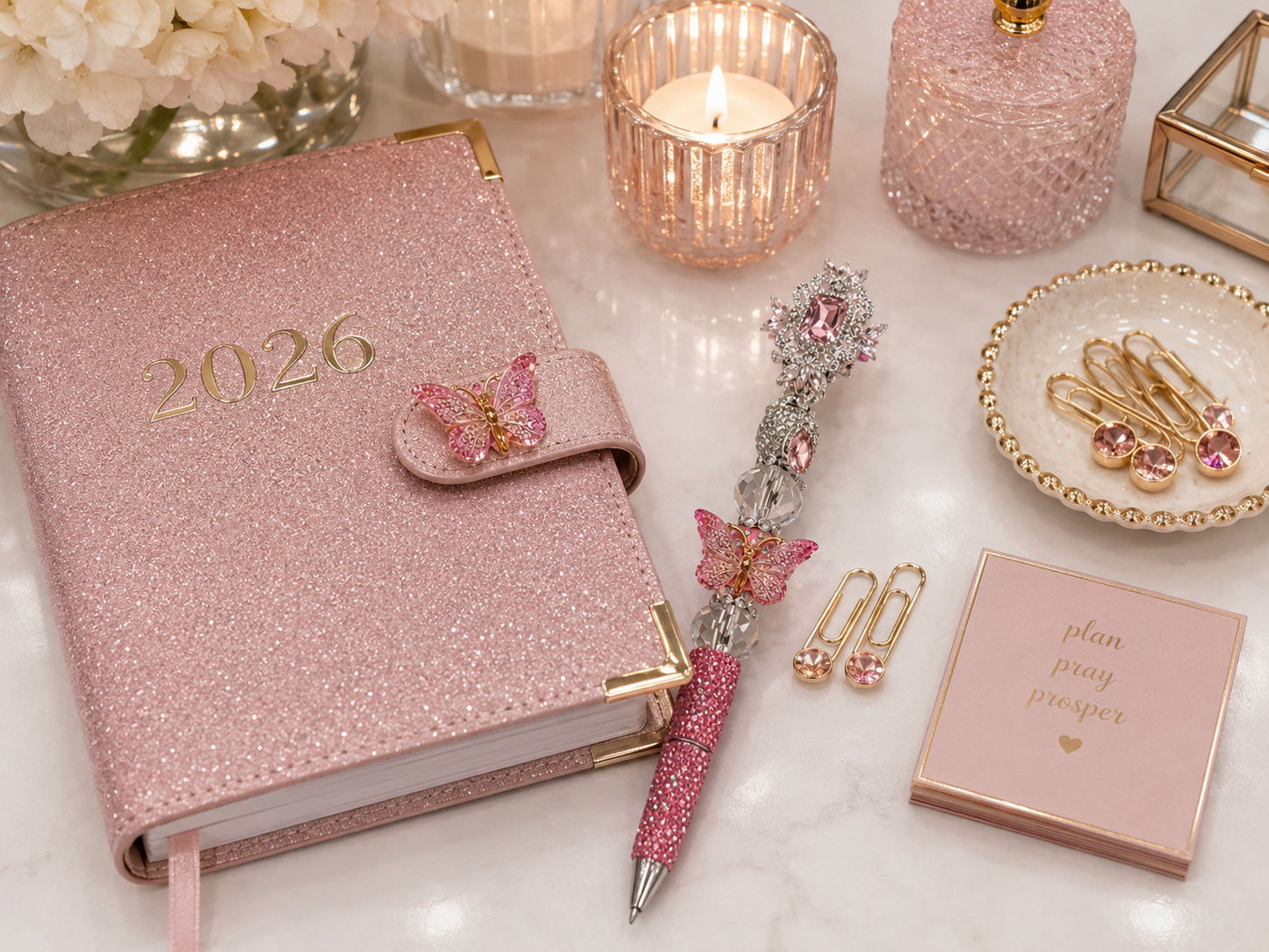 Becoming: Blush Butterfly Ascension Pen