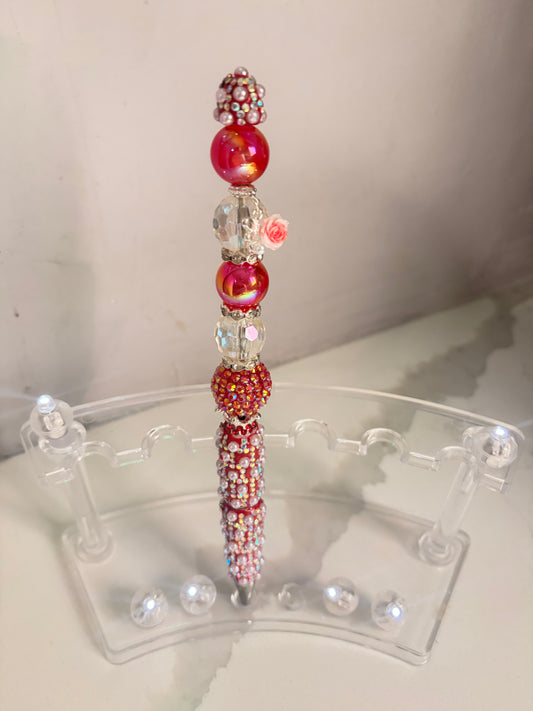 Red Pearl Radiance Statement Pen