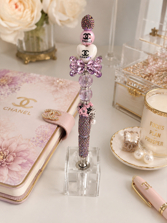 Amethyst Elegance Designer Statement Pen