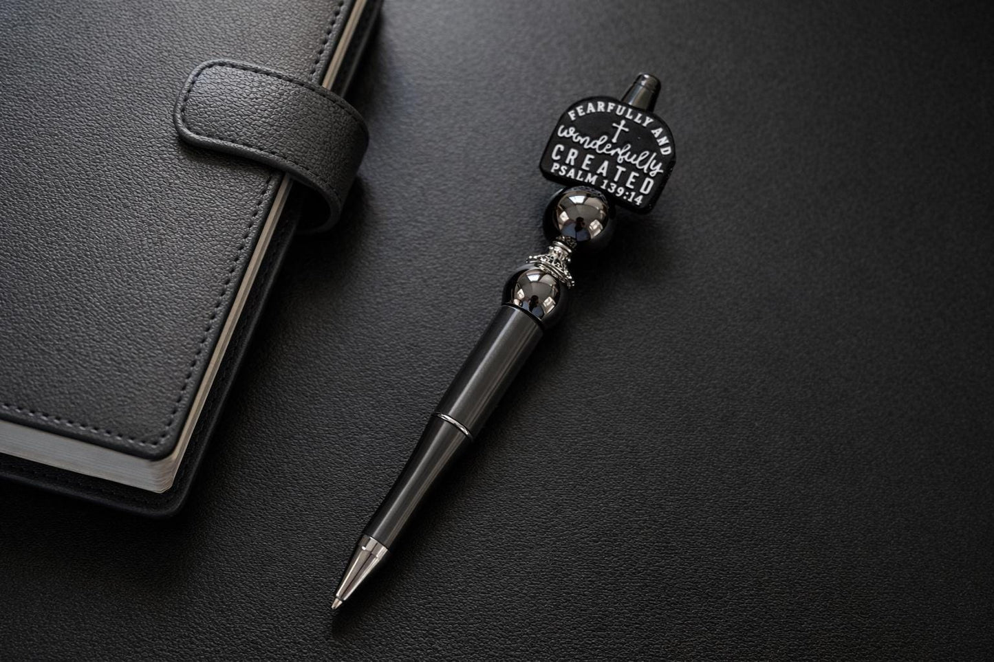Biblical Black and Grey  Pen For Men